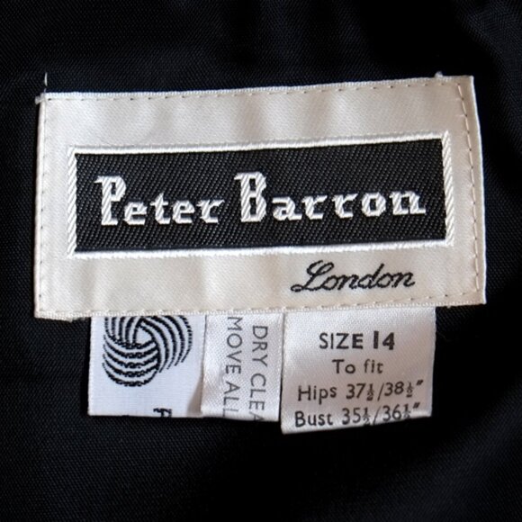 1960s wool cropped blazer jacket with sequin collar - Picture 6 of 7